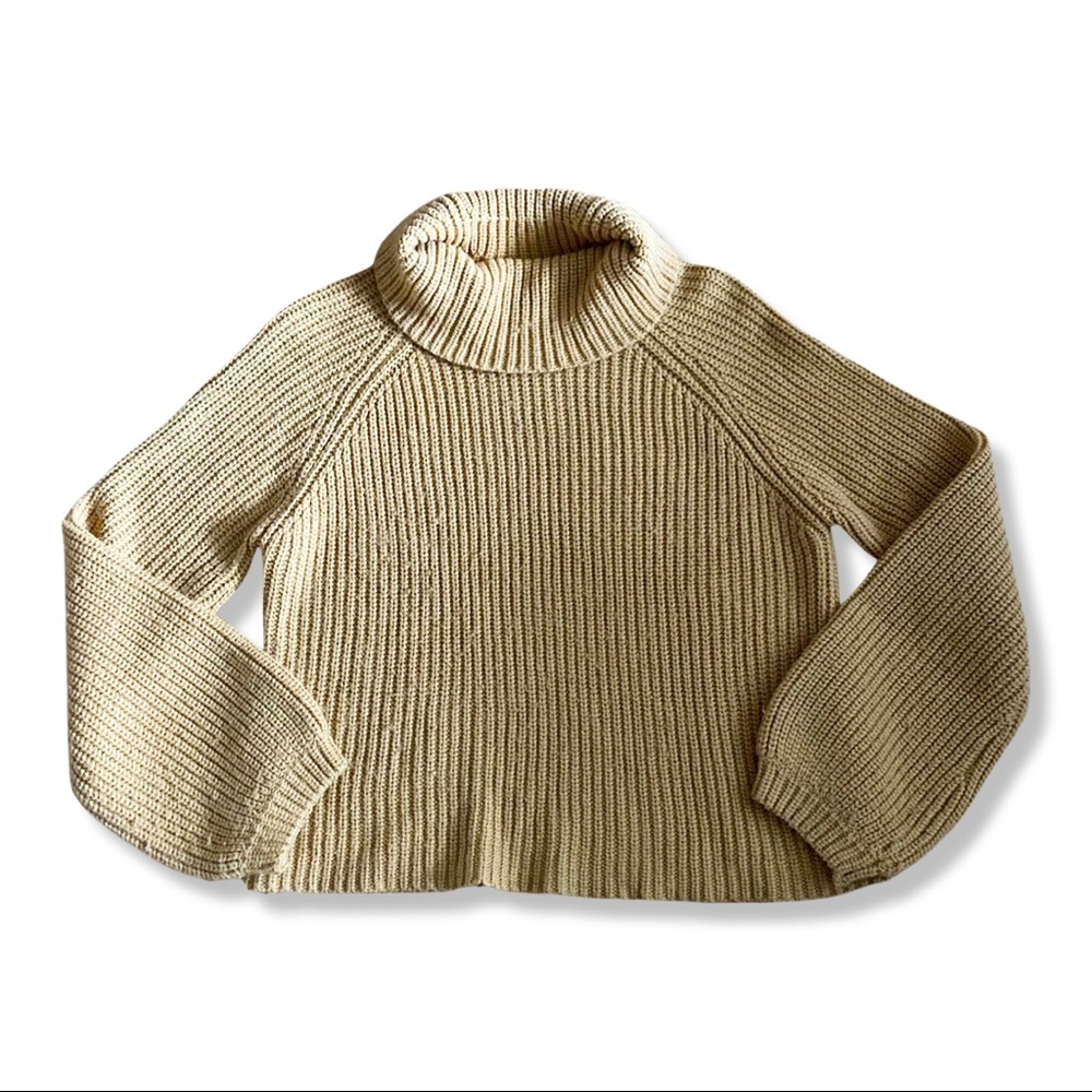 Mustard turtleneck